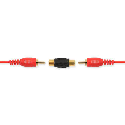 [10 Pack] RCA Female to Female Coupler Audio Video Gold Adapter, for Phono,Speaker,Rca Cable,Amplifier
